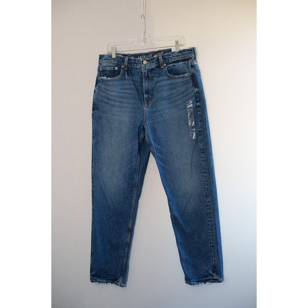 American Eagle NEW Stretch womens jeans 14 32W super high rise